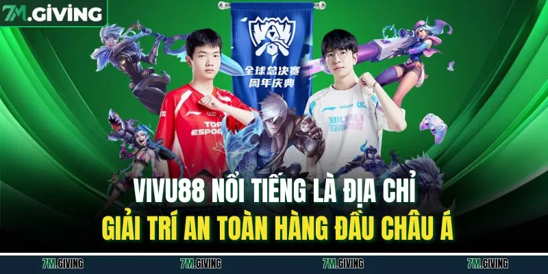 Vivu88 nổi tiếng là địa chỉ giải trí an toàn hàng đầu châu Á